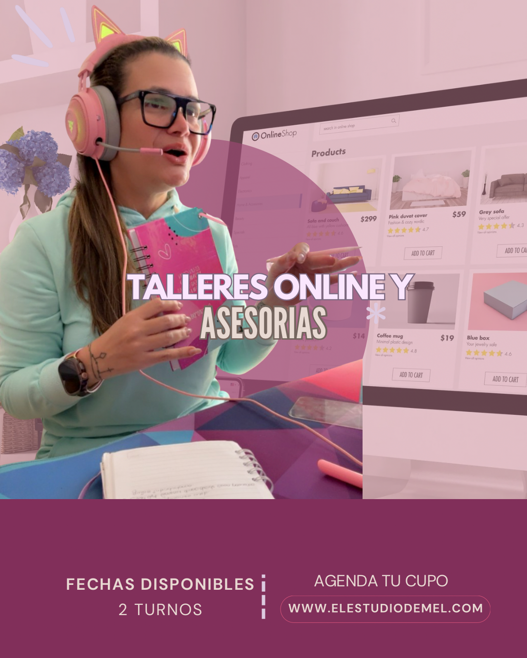 ✨ Talleres Online & Asesorías ✨