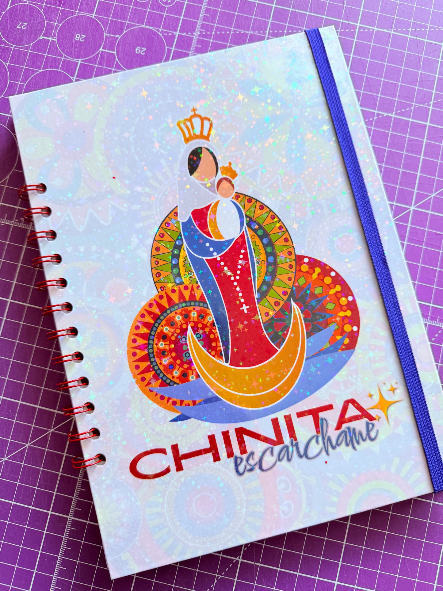 ✨💙 Libreta Chinita Escarcháme 💙✨Archivo Digital