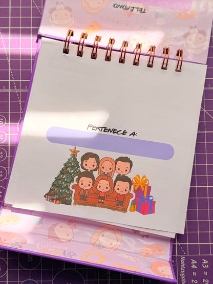 ✨📺 Agenda Friends Pocket – Física  📺✨