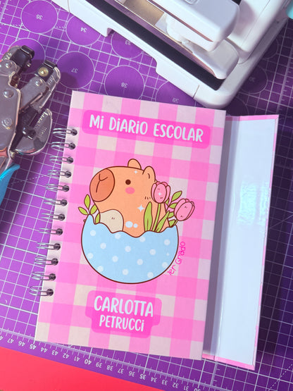 📒✨ Agenda Media Carta con Solapa ✨📒