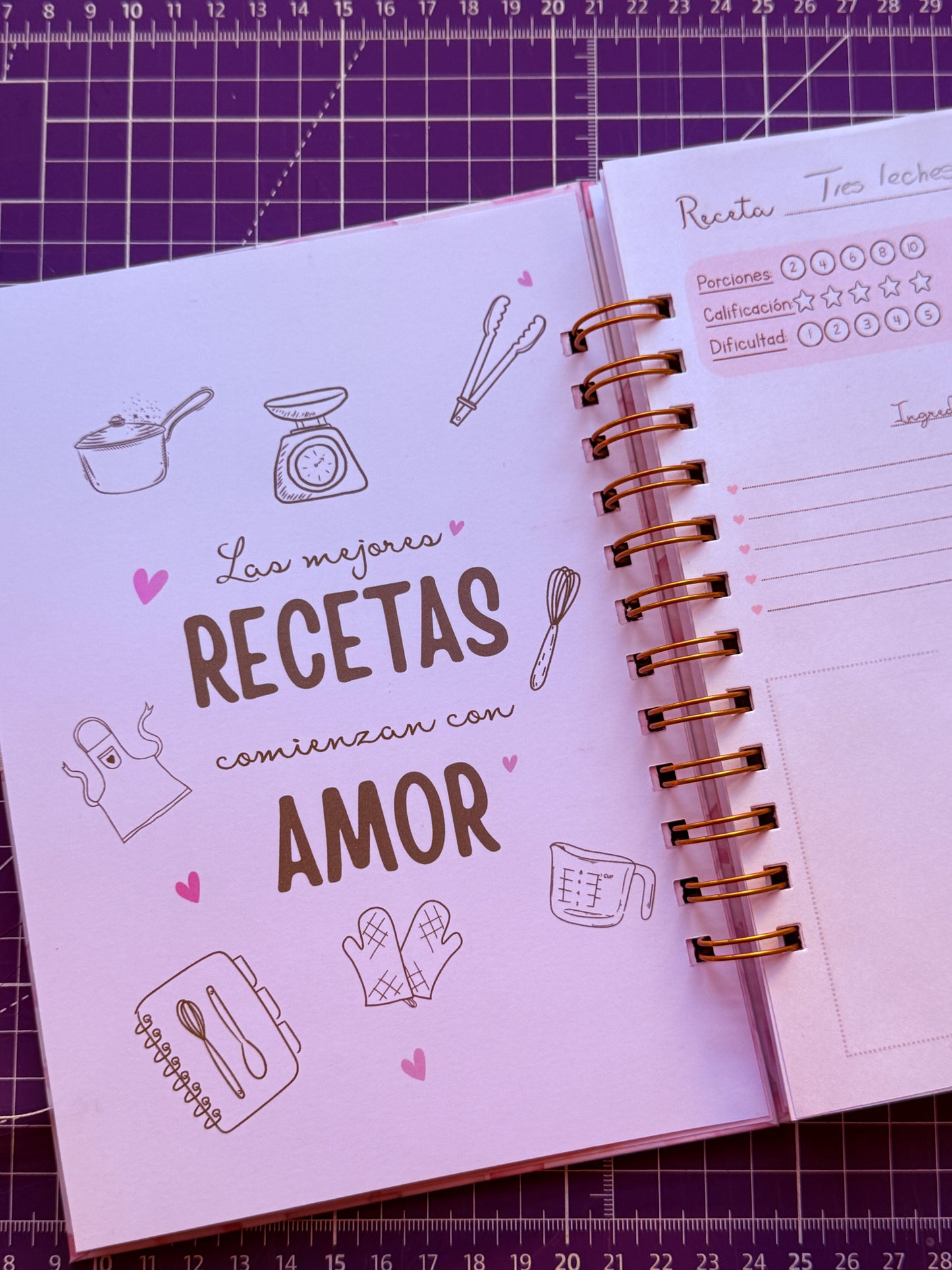 Recetario "Mis Recetas Favoritas" - Versión Física 📦