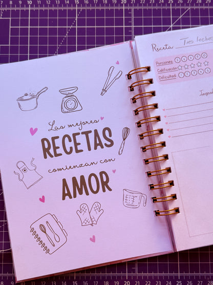 Recetario "Mis Recetas Favoritas" - Versión Física 📦