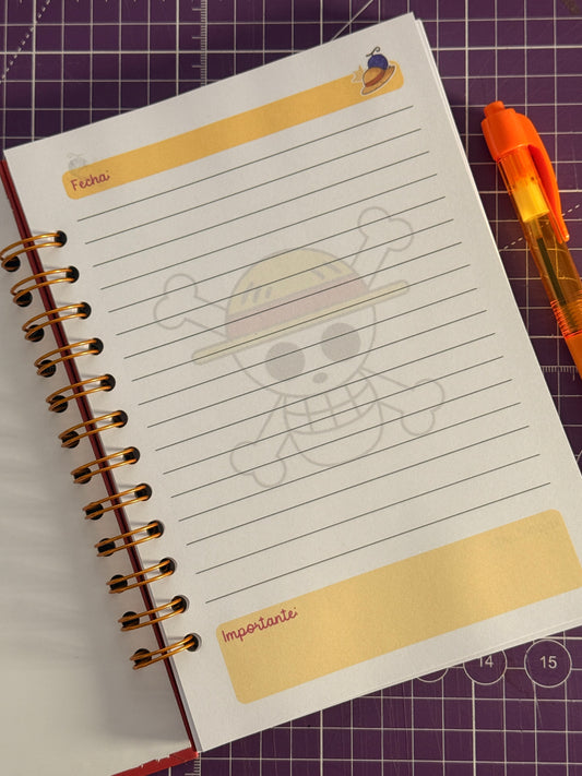 ☠️✨ Agenda Física One Piece – A6 ✨☠️