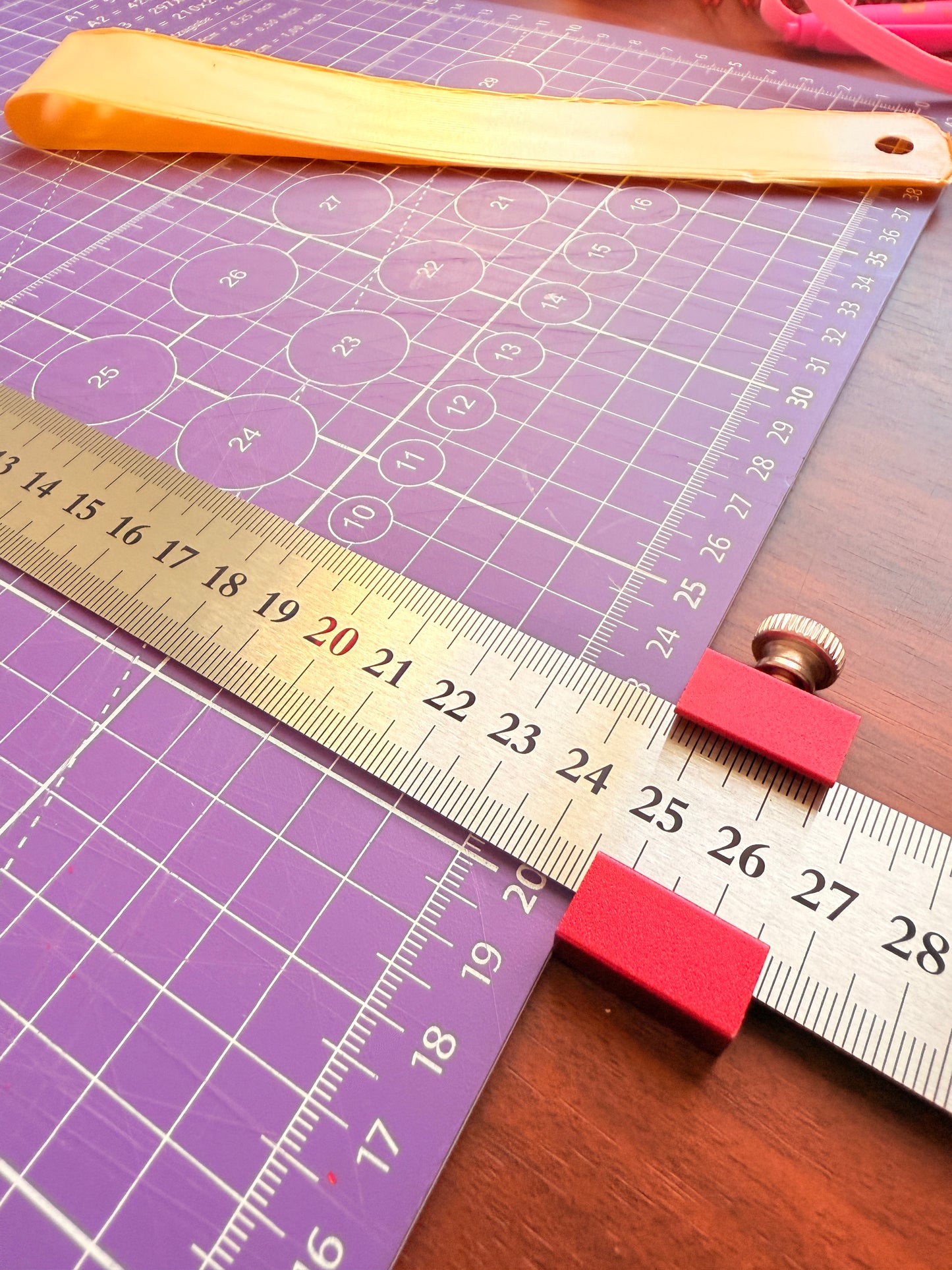 📏✨ Regla con calibrador de 40 cm