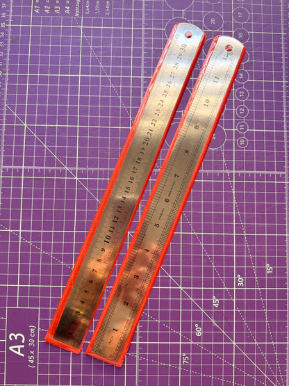 📏✨ Regla de acero inoxidable 30 cm