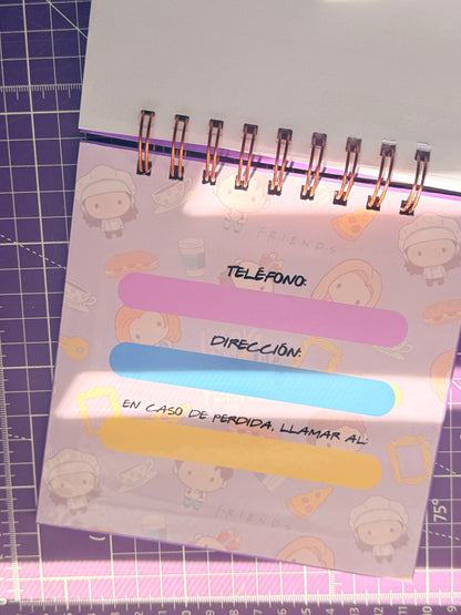 ✨📺 Agenda Friends Pocket – Física  📺✨