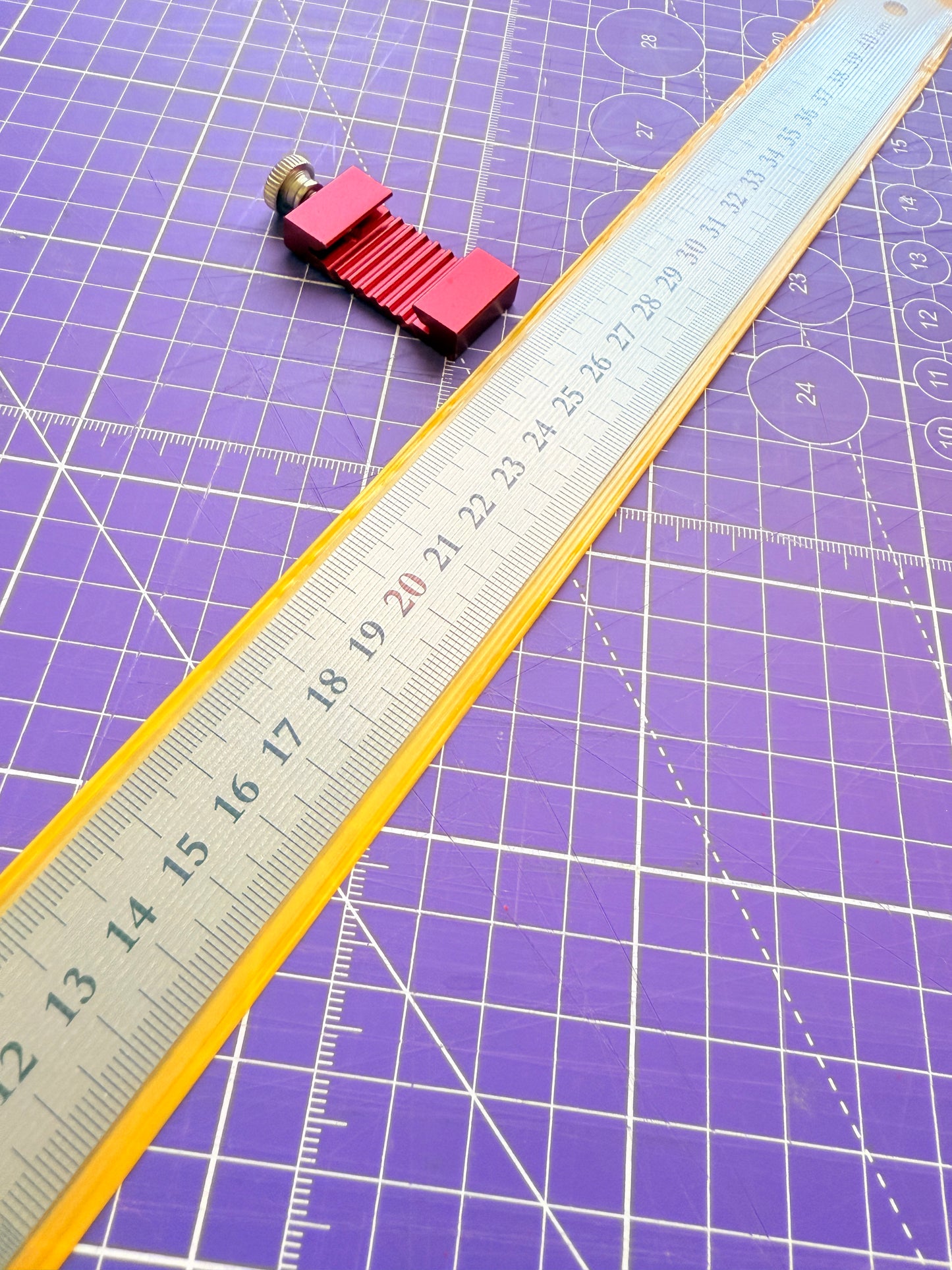 📏✨ Regla con calibrador de 40 cm