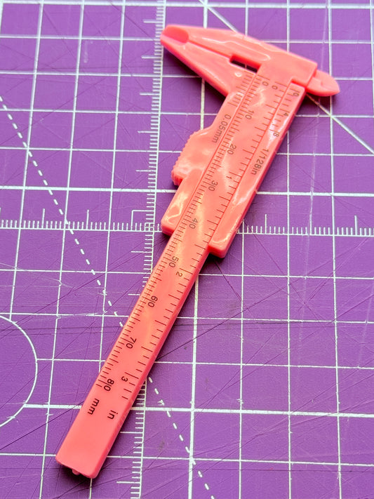 ✨📏 Regla Deslizante de Doble Escala – Métrica y Pulgada 📏✨