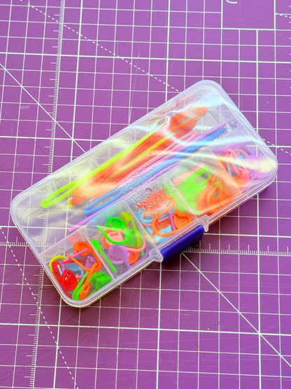 ✨🧶 Juego de Herramientas para Tejer y Crochet – 61 Piezas 🧶✨