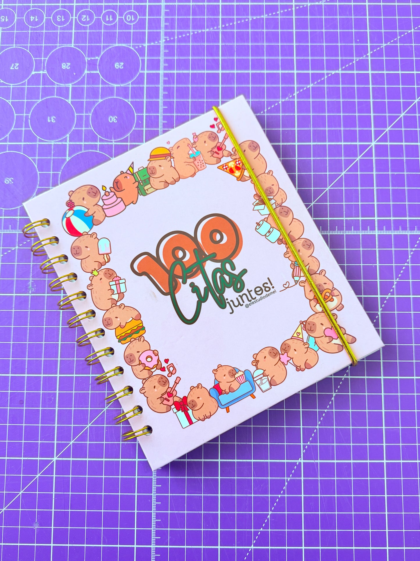 🦦💞 Álbum Digital “100 Citas Juntos” – Versión Capibara ✨