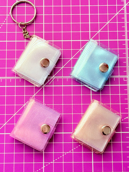 🌈✨ Mini Álbum Llavero Translúcido