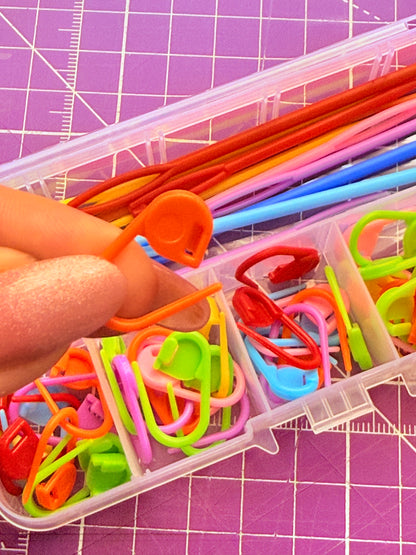 ✨🧶 Juego de Herramientas para Tejer y Crochet – 61 Piezas 🧶✨