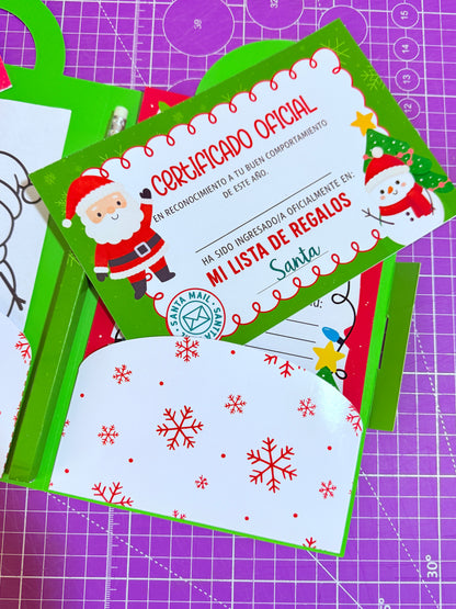 🎄✨ Kit Carta para Santa – Versión Física ✨🎄