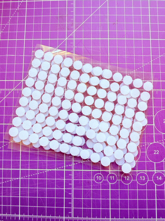 ✨🧲 Cierre Mágico Redondo (Velcro) de 1 cm – Pequeño pero poderoso 💫